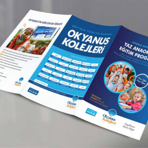Renkli A4 Katlamalı Broşür