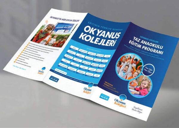 Renkli A4 Katlamalı Broşür