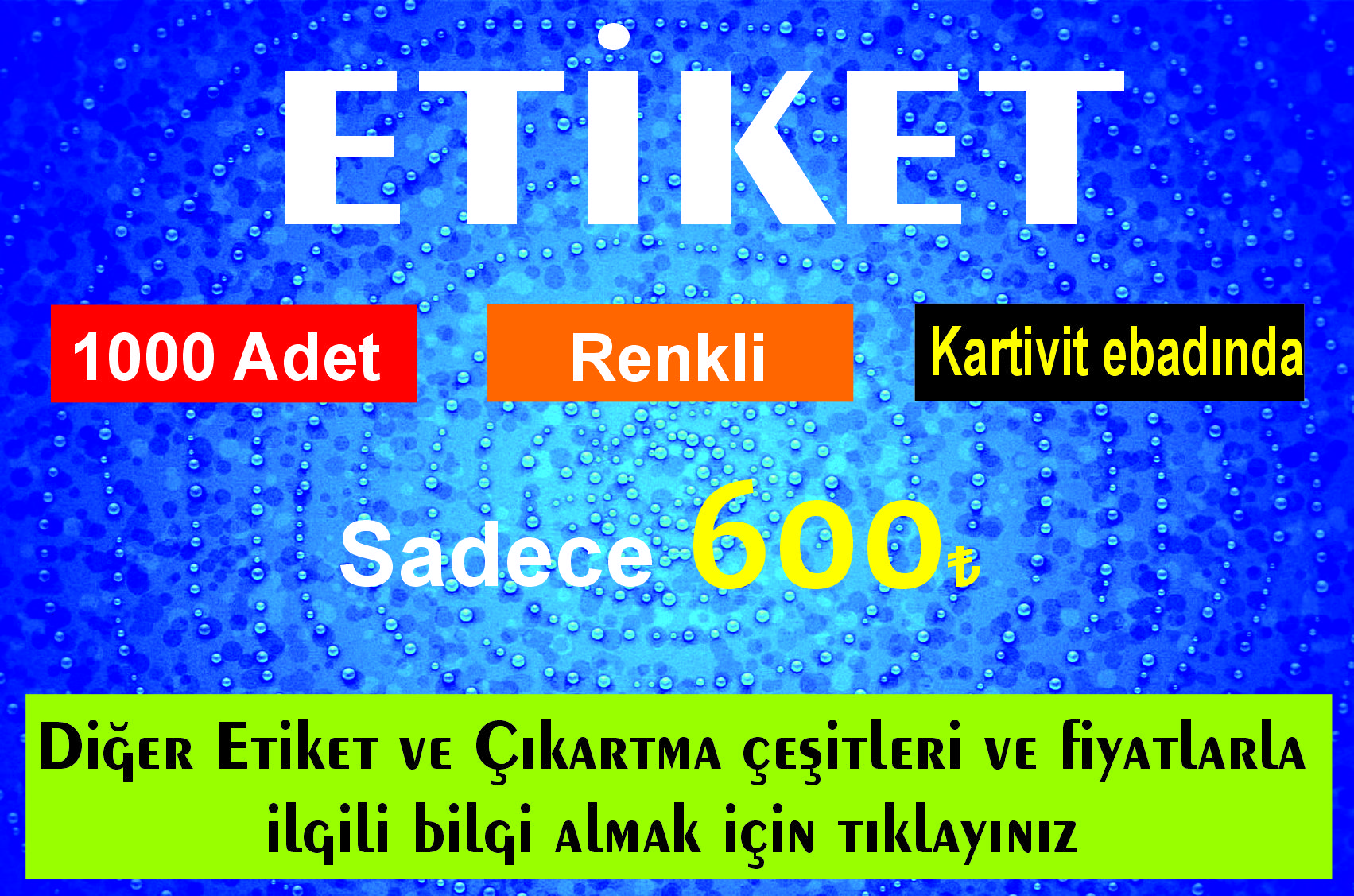 etiket çıkartma